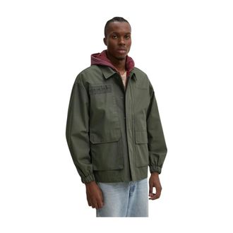 Desigual Heren, Jassen, Groen, Maat: XL Katoen