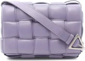 Bottega Veneta Borsa a tracolla Cassette Intreccio anni 2010 - Viola