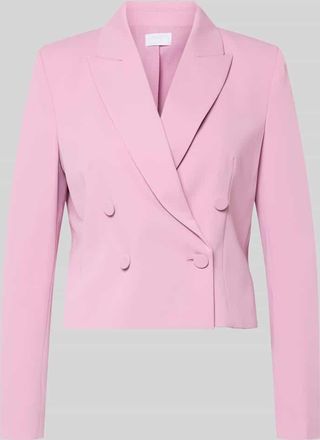 Jake*s Zweireihiger Blazer mit Reverskragen in Rosa, Gr&ouml;&szlig;e 32