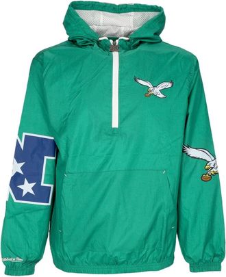 Mitchell & Ness Team OG 2.0 Anorak Windbreaker - Heren - Zomerjassen - Groen - M - Polyester - Jassen