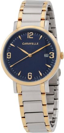 Bulova Caravelle Quartz Blue Dial Mens Watch 45A149