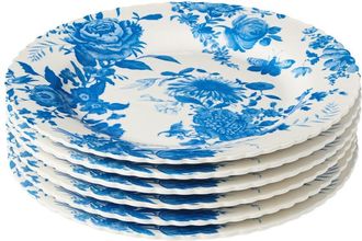Certified International Gabrielle Blue Set Of 6 Salad Plates