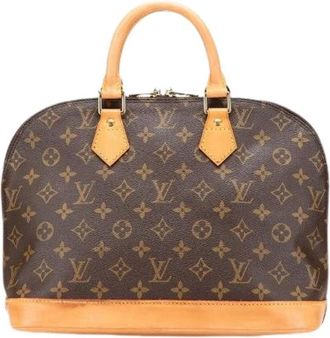 Louis Vuitton Pre-owned Handbags, female, Brown, Size: ONE SIZE Pre-owned Vintage Plastic Handbag