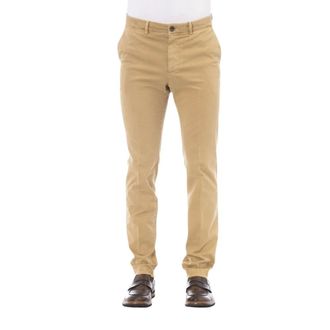 PESERICO Chinos - Heren - Broeken - Beige - Maat: 2XL Katoen