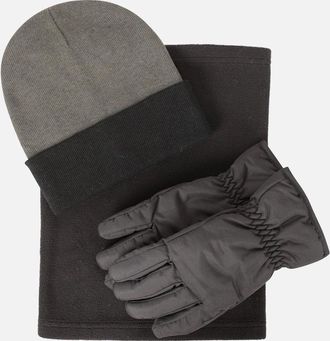 Mountain Warehouse Womens Mountain Warehouse Womens/Ladies Snow Accessories Set - Black - Size: XS