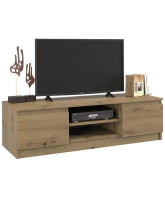 Hucoco Hucoco - Tivoli - Mobile Tv Basso Moderno 40x120x36 Soggiorno / Soggiorno 2 Nicchie 2 Ante - Contenitori Moderni Per Tv / Apparecchiature Audio / Vide