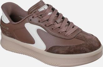 Skechers Womens Skechers Hotshot HI - Lifted Luxe Polyurethane Womens Brown Standard Trainers - Size: 6