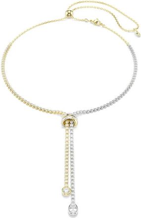 Swarovski Hyperbola Y Halsketting - Dames - Kettingen - Geel - ONE Size - Accessoires