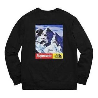 SUPREME FW17 The North Face Mountain Crewneck Sweater Black SUP-FW17-162