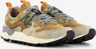 Flower Mountain Yamano 3 Man suede e nylon grey / light brown / beige