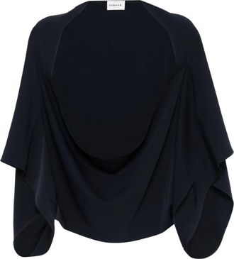 P.A.R.O.S.H. Giacca drappeggiata - Blu