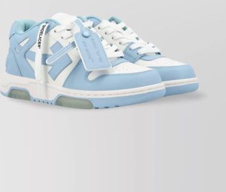 Off-white leather out of office low-top sneakers