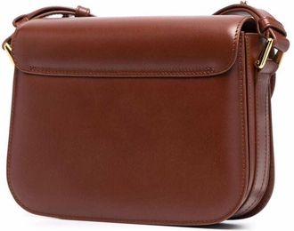 A.P.C. Womens Crossbody Bag Grace Small Brown Leather Cow Shoulder