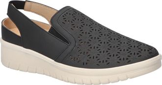 Easy Street Petal Laser Cut Slingback Sneaker in Black at Nordstrom Rack, Size 6.5