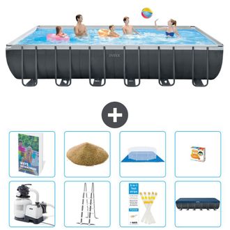 Intex Piscina Ultra Xtr Rectangular - 732x366x132 Cm - 9-piezas S558