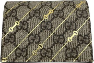 Gucci Beige Gg Supreme Wallet (Bi-Fold) (Pre-Owned)