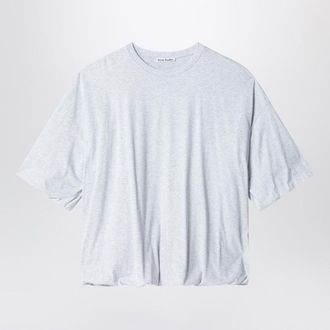 Acne Studios Gathered Logo T-Shirt Melange