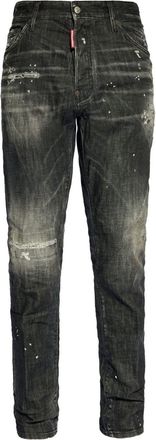 Dsquared2 distressed jeans - men - Elastane/Cotton - 44 - Black