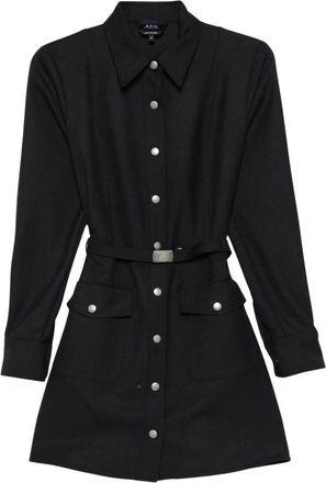 A.P.C. A.p.c., Dames, Jurken, Zwart, Maat: XS