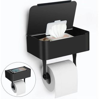 OEM Portarrollos De Papel Higi&eacute;nico De Acero Inoxidable Para Montaje En Pared - Estante Para Toallitas H&uacute;medas - Montaje Adhesivo O Con Tornillos - Resist