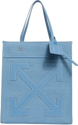 Off-white Large Boxy Denim Tote Bag in Light Blue at Nordstrom Rack