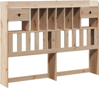 vidaXL Cabecero De Cama Con Almacenaje Madera Maciza De Pino 160 Cm Vidaxl