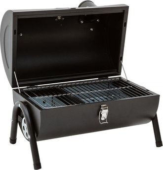 Habitat et Jardin Habitat Et Jardin - Barbacoa De Carb&oacute;n Port&aacute;til capit&aacute;n - 42 X 27 X 43 Cm - Negro