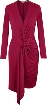 Nafnaf Bordeaux Karma Jurk - Elegant en veelzijdig - Dames - Korte kleedjes - Rood - M - Kleedjes