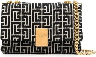Balmain Crossbody Tas - Dames - Schoudertassen - Zwart - ONE Size - Katoen - Tassen