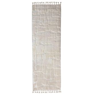 Flair Rugs Alfombra moderna de pasillo beige 80x300cm