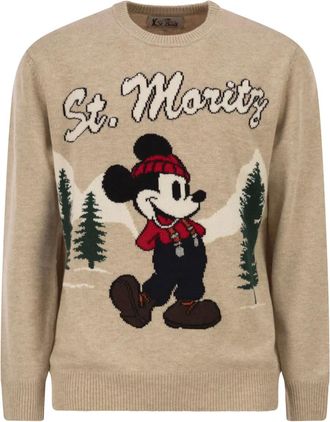 MC2 Saint Barth Maglione Heron con ricamo - Toni neutri