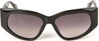 Just Cavalli Zonnebril - Dames - Zonnebrillen - Zwart - 57 MM - Polyester - Accessoires
