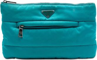 Prada Pre-owned Prada Tessuto Bomber Clutch Unisex GKOO38YO8OJ2RN1Z