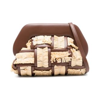 Themoir&egrave; Tassen, Dames, Bruin, ONE Size, Leer, Clutch Bios