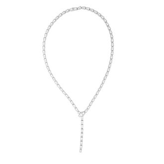 Say It With Snake Necklace - Silver | Size: 17 inches