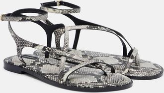 A.Emery Sandali Edna in pelle stampata