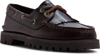 Sperry Top-Sider Authentic Original Kiltie Lug Boat Shoe in Amaretto at Nordstrom, Size 9.5