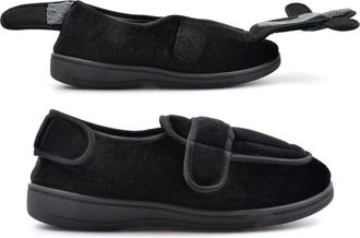 Generic Mens Wide Fit Slippers Mens Memory Foam Slippers Size 6 Boys Slipper Size 16 Extra Large Slipper Wide Extra Large Sizes Touch Fastening Memory Foam Co