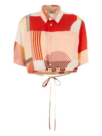 Fendi Shirts Red