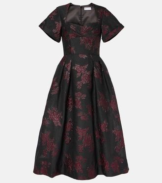 Rebecca Vallance Florentina floral midi dress