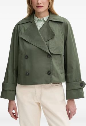 Benetton Giacca doppiopetto crop - Verde