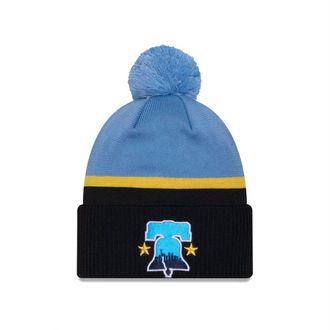 Pro Standard Phillies City Connect Knit Beanie In Blue Navy Blue