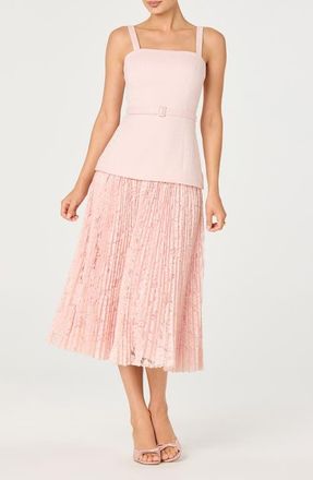 ASTR the Label Caitlin Sleeveless Dress in Pink at Nordstrom, Size X-Small