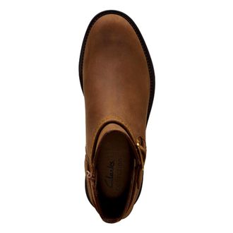 Clarks Maye Strap Ankle Boot Dark Tan 26168079 Womens