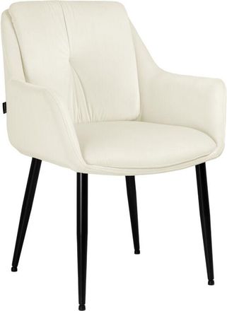 OEM Silla Alex Tapizada En Terciopelo, Beige Claro