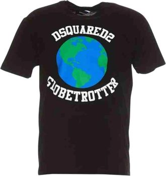 Dsquared2 Stijlvol T-shirt - Heren - T-shirts - Zwart - M - Tops