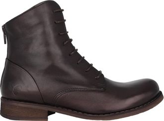Felmini Beja Enkelboot - Dames - Veterlaarzen - Bruin - 39 EU - Leer - Schoenen