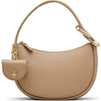 Marc Jacobs The Dual Mini Crescent Leather Shoulder Bag in Camel at Nordstrom Rack