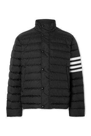 Thom Browne Striped Quilted Ripstop Down Jacket