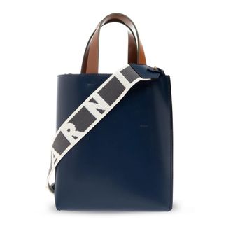 Marni Handbags, female, Blue, Size: ONE SIZE Museo Mini hand bag